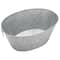 Mind Reader 12'' Large Round Galvanized Steel Beverage Tub with Handles